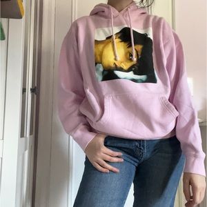 Brockhampton Kevin Abstract Merch LIMITED RARE Baby Pink Hoodie!
